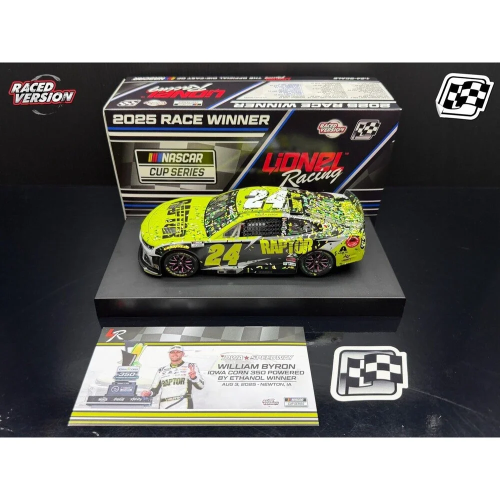2025 William Byron 1:24 #24 Raptor Iowa Win NASCAR Diecast